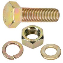 육각볼트10mm 너트 와샤 스프링와사 세트, 육각볼트M10 X 30mm(2개)세트