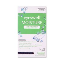 아이스웰 모이스춰 1회용 콘택트렌즈 다목적용액 7mlx5개입, 1개, 7ml