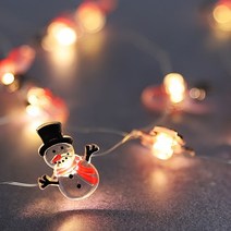크리스마스 스트링라이트 20P, 눈사람