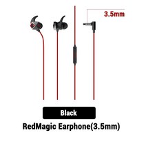귀 안아픈 Nubia-100% 오리지널 RedMagic 게임용 이어폰 c타입 이어 버드 3.5mm 이어폰 Nubia 헤드셋, 01 3.5mm Game Earphone