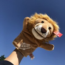 동물손인형 스토리텔링 사자 호랑이 사슴 얼룩말 동물인형, KTA 반신 사자
