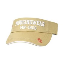 123650 골프모자 먼싱웨어 남성용 코튼 트윌 골프 바이저, Free Size, BG00(베이지)