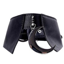 Tebapi 여성용 펜던트 목걸이 펑크 초승달 합금 칼라 가죽 고스 초커 파티 클럽 하라주쿠 주얼리 Tebapi1902191488