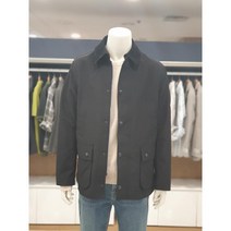올젠ZOE1CG1341 BK 바버형 카라배색 숏 코트926611