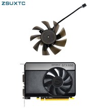 EVGA GTX 650 650Ti GTS 450 그래픽 카드 쿨러 선풍기 T128015SH 75mm 2 핀 DC 12V 0.32그래픽 비디오 냉각 팬