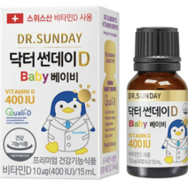 닥터썬데이D 베이비 400IU, 6개, 15ml