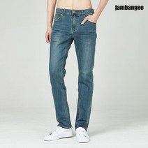 잠뱅이 남성) 코듀라 캣엠보 시와워싱 타이트 일자 데님 AJ3DIH22-MB