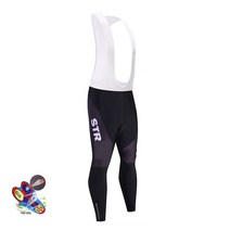봄 가을 프로 사이클링 빕 바지 MTB 자전거 남성 야외 바지 19D 젤 패드