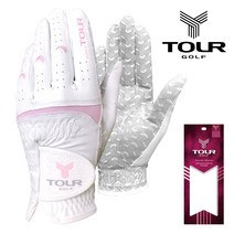 투어골프 논슬립 여성용 양손 여성골프장갑, TGW-01/여(양손)