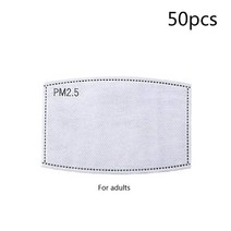 10 / 30 / 50 / 100PCS PM2.5 안티 헤이즈 오염 방진 활성탄을 자녀를위한 Aults에 대한 입을 마스크 건강 종이, 50 명의 성인