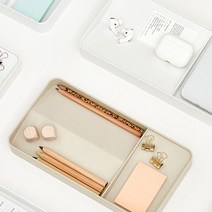 펜슬 트레이 펜 접시 펜사라 필기구 정리함 보관함 정리, 기본, 화이트