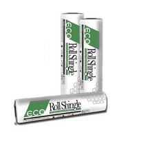 [건축자재팀버주식회사]에코롤슁글(노출방수용)/슁글방수시트/아스팔트방수접착제/지붕방수시트, 흑녹색