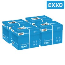 [엑소] (EXXO) A4 복사용지(A4용지) 80g 2500매 4BOX, 상세 설명 참조