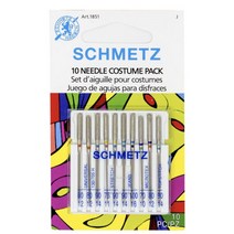 Schmetz 10 Needle Costume Pack - 재봉틀 미싱 Needles 1851 Assorted