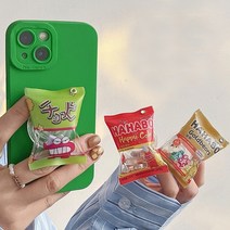 하리보그립톡 과자봉지스마트톡 3종 초코비 콜라 그립톡