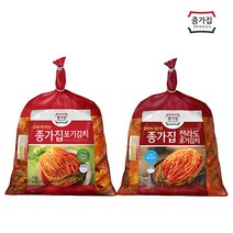 종가집 포기김치1kgx2+전라도포기김치1kg, 단품