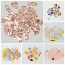 파티지엥 콘페티 컨페티 종이 결혼식 꽃가루 조화 장미 꽃잎, (컨)18.메탈로즈-30g