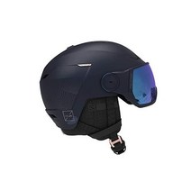 스키 보드 헬맷 SALOMON 살로몬 헬멧 스노우 202021 년 모델 여성 ICON LT VISOR 아이콘 바이저, 위스테리아 네이비, 중