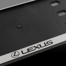 VIP KOZON [자동차 번호판 가드] 렉서스 플레이트-실버[롱], 1개