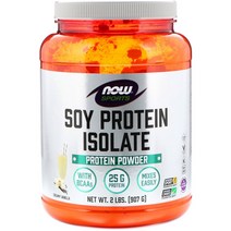 Now Foods Sports 분리 소이 프로틴 크리미 바닐라 2 lbs (907 g)