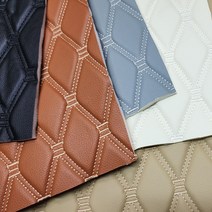 레자원단누빔자수 컴퓨터퀼팅자수 인조가죽 매트리스제작 천정방음 대형폭160cm, 블랙