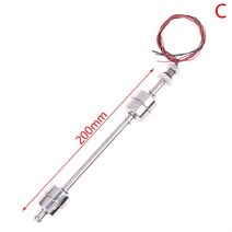 플로트스위치 30 스타일 45-400mm 스테인레스 스틸 플로트 스위치 탱크 액체 수위 센서 더블 볼 풀 플로우, 12 N12