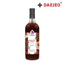 포모나 홍차향 시럽 1000ml 블랙티 홍차시럽 카페시럽