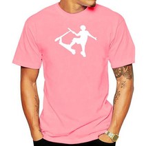 남자 T 셔츠 스턴트 스쿠터 재미 tshirt 코튼 탑스 반소매 대형 옷, 17 Men Deep pink_01 XXS