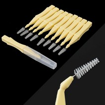 치간칫솔CAP형 일회용치간칫솔 사이즈 치간솔 ssss, SS (0.8mm)