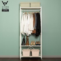 빈블랑 폴딩 드레스룸 행거 1세트, 아이보리(IVORY)