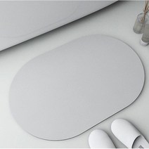 5세대 빨아쓰는 소프트 규조토 발매트 말랑 세척 미끄럼방지 대형 욕실화장실 흡수하족 규조토발매트 베스트12 사은품과 4시출발, 5.소프트 라이트 그레이, 1개