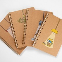 회원 수첩 관리 업무 필기 스프링 미니 노트 노트 핸디노트 메모, 타입:KKOTKAECONEPOINT