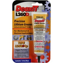 DeoxIT L260D 그리스 w/구리 입자 1oz(28g) 스퀴즈 튜브 D100L, 1개