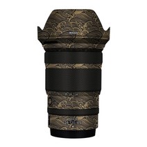 z 24-120 f4s 렌즈 스티커 비닐 랩 필름 nikon nikkor z 24-120mm f4 s 렌즈 스킨 프로텍터 코트 랩 커버 스티커, 황금 물결
