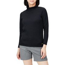 미즈노 일본 골프 웨어 하이 넥 폴라 긴팔 보온 티 셔츠 여성 등산 스키 런닝
