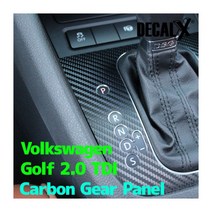 [데칼엑스]DECALX 골프 2.0 TDI 카본기어판넬 - 스키니카본, 컬러:와인펄, 단품, 폭스바겐