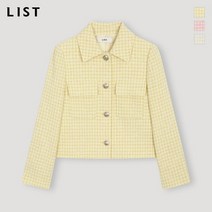 [리스트(LIST)] 트위드 포켓 크롭 재킷_TWWJKN50140