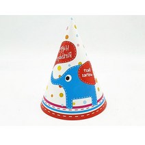 남편 남자친구 생일이벤트 남자친구생일상 코끼리 아기고깔모자 파티 복장 용품 생일모자, 단일