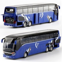 132 시뮬레이션 합금 버스 비즈니스 공항 버스 관광 관광 장거리 럭셔리 버스 모형 자동차 모델 5 문, 3.C