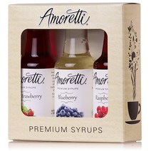 Amoretti 프리미엄 시럽 베리 3팩 (50ml) 123683, 1.7 Fl Oz (Pack of 3)