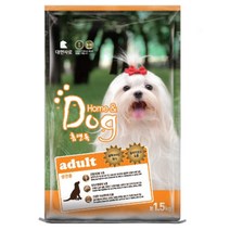 홈앤독 애견사료 어덜트 1.5kg, 대한사료 홈앤독 어덜트 1.5kg, 닭