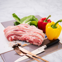 주식회사 미소찬 미소찬포크 칼집삼겹구이용 500g, 1개