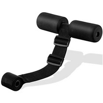 홈트레이닝hamstring curl strap nordic home 운동 기어 ab, 검은색