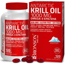 Bronson 브론슨 남극 크릴오일 1000mg 60정 120정 180정, 브론슨 남극 크릴오일 180정