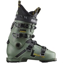 Salomon 살로몬 스키신발 Shift Pro 100 Alpine Touring Ski Boots 2024, Oil Green/Black/Solar Power, 29.5