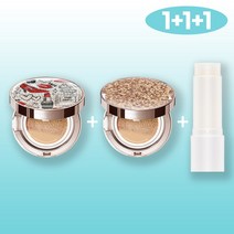 풀커버[복합]쿠션2개 + 워터밤1개 [15g+15g+10g] 스타일71 트윙클라 [복합 피부 추천], 1개, XOXO23호+로즈골드다이아글리터23호(복합)+워터밤