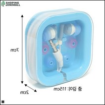 인터넷강의이어폰 MP3 라디오 카세트등 칼라 무통증 이어폰 인강이어폰 뮤직이어폰