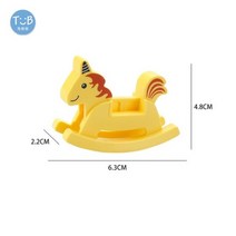 빅 사이즈 블록 벽돌 기차 트랙 교통 정지 조명 스트레이트 트랙 블랙 액세서리 용 DIY 장난감, Trojan Horse