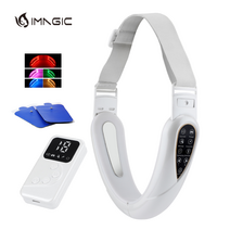 Imagic V-line 무선 LED 얼굴 턱살 마사지기, IM-67017