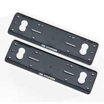 현대모비스 현대 기아 자동차 순정 번호판 가드 차량용 넘버 플레이트 번호보조판, 현대자동차 번호판, 2개입